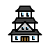 Japanese castle OpenMoji emoji