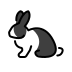 Rabbit OpenMoji emoji