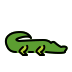 Crocodile OpenMoji emoji