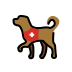 Service dog OpenMoji emoji