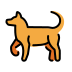 Dog OpenMoji emoji