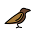 Bird OpenMoji emoji