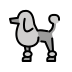 Poodle OpenMoji emoji