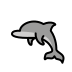 Dolphin OpenMoji emoji