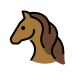 Horse face OpenMoji emoji