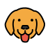 Dog Face OpenMoji emoji