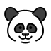 Panda OpenMoji emoji