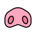 Pig nose OpenMoji emoji
