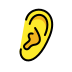 Ear OpenMoji emoji