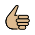 Thumbs Up: Medium-Light Skin Tone OpenMoji emoji