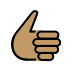 Thumbs Up: Medium Skin Tone OpenMoji emoji