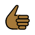 Thumbs Up: Medium-Dark Skin Tone OpenMoji emoji