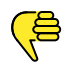 Thumbs down OpenMoji emoji