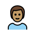 Man Medium Skin Tone OpenMoji emoji