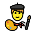Man artist OpenMoji emoji