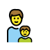 Man and Boy OpenMoji emoji
