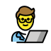 Man technologist OpenMoji emoji