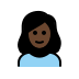 Woman: Medium-Dark Skin Tone OpenMoji emoji