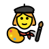 Woman artist OpenMoji emoji