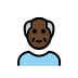Old Man: Medium-Dark Skin Tone OpenMoji emoji