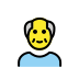 Old man OpenMoji emoji