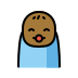 Sanggol: Medium-Dark Skin Tone OpenMoji emoji