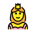 Princess OpenMoji emoji