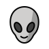 Alien OpenMoji emoji