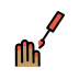 Nail Polish Medium Skin Tone OpenMoji emoji