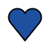 Blue Heart OpenMoji emoji