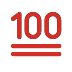 Hundred Points OpenMoji emoji