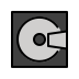 Computer disk OpenMoji emoji