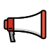 Megaphone OpenMoji emoji