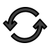 Counterclockwise arrows button OpenMoji emoji