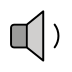Speaker low volume OpenMoji emoji