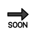 SOON arrow OpenMoji emoji