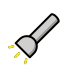 Flashlight OpenMoji emoji