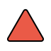Red triangle pointed up OpenMoji emoji