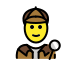 Detective OpenMoji emoji