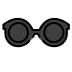 Sunglasses OpenMoji emoji