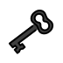 Old key OpenMoji emoji