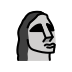Moai OpenMoji emoji