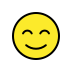 Smiling Face with Smiling Eyes OpenMoji emoji