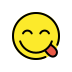 Yummy Face OpenMoji emoji