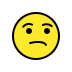 Unamused face OpenMoji emoji