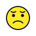 Disappointed Face OpenMoji emoji