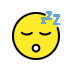 Sleeping Face OpenMoji emoji