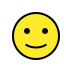 Slightly Smiling Face OpenMoji emoji