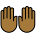 Raising Hands OpenMoji emoji