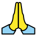 Folded Hands OpenMoji emoji